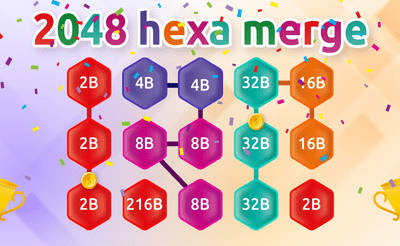 Play 2048 Hex Chain Merge