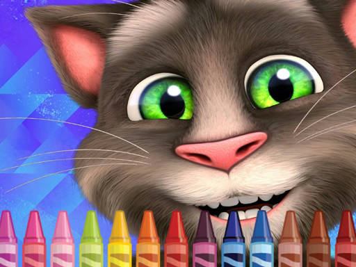 Play 4GameGround - Talking Tom Coloring