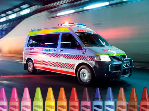 Play Ambulance Coloring