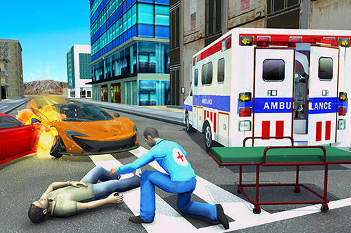 Play Ambulance Rescue Game Ambulance helicopter