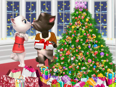 Play Angie Winter Fashion Tree!