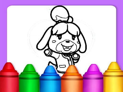 Play Animal Crossing Coloring Pages