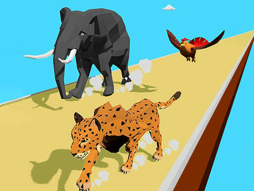 Play Animal Transform Race 3D