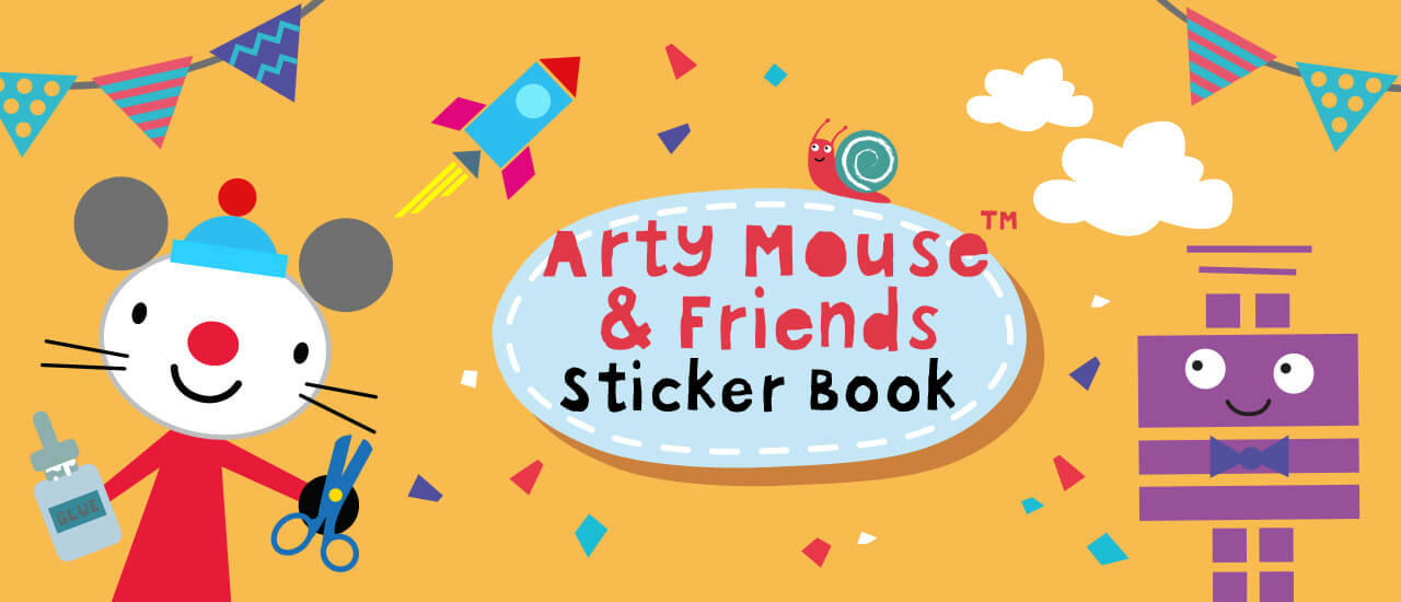 Play Arty Mouse Sticker Book