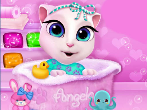 Play Baby Angela Bathing Time