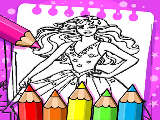 Play Barbie Coloring Book