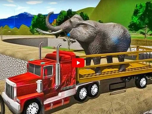 Play Big Farm Animal Transport Truck