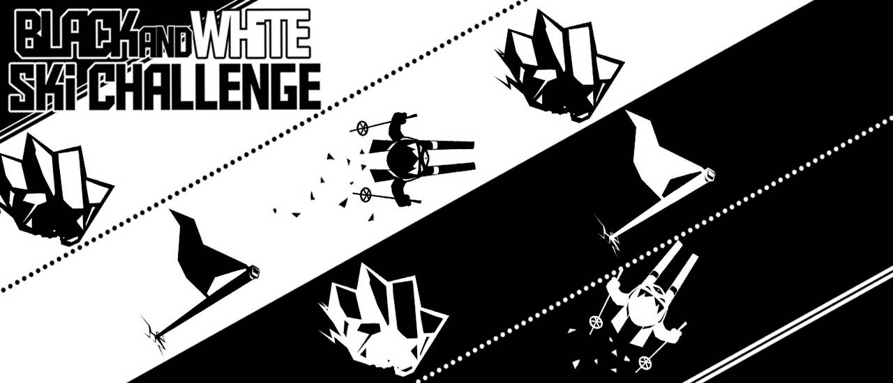 Play Black & White Ski Challenge