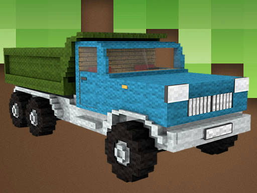 Play Blockcraft Truck Jigsaw