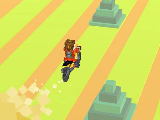 Play Blocky Bike Racing