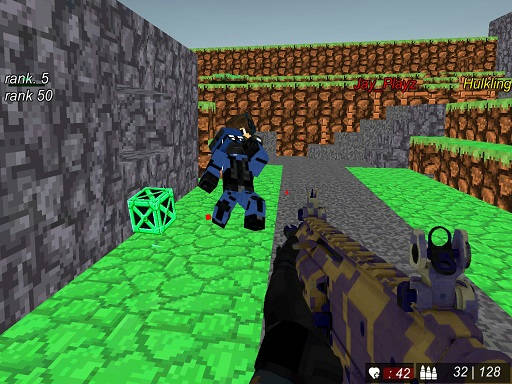 Play Blocky combat Wars Advanced SWAT