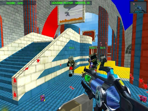 Play Blocky Gun Paintball 3