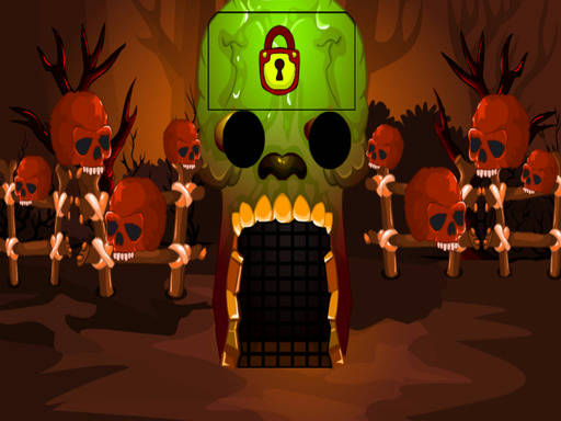 Play Brown Skull Forest Escape