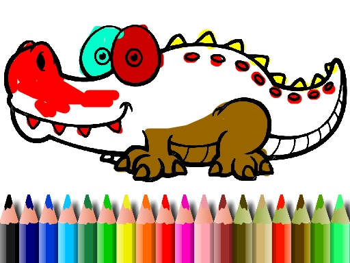 Play BTS Aligator Coloring