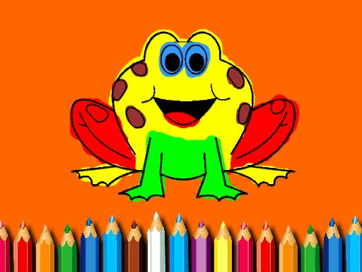 Play BTS Funny Frog Coloring Book