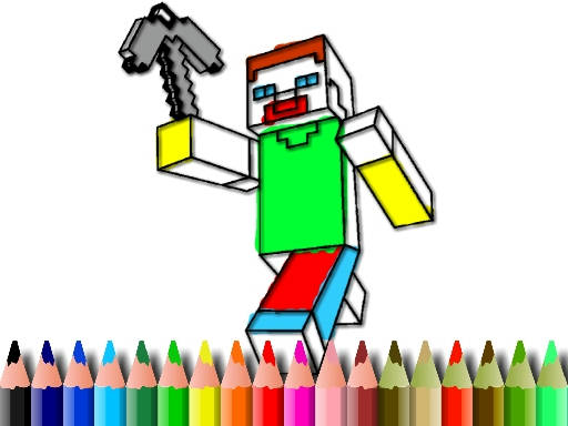 Play BTS Minecraft Coloring