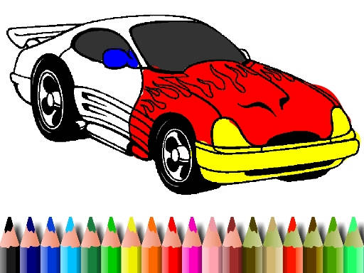 Play BTS Muscle Car Coloring