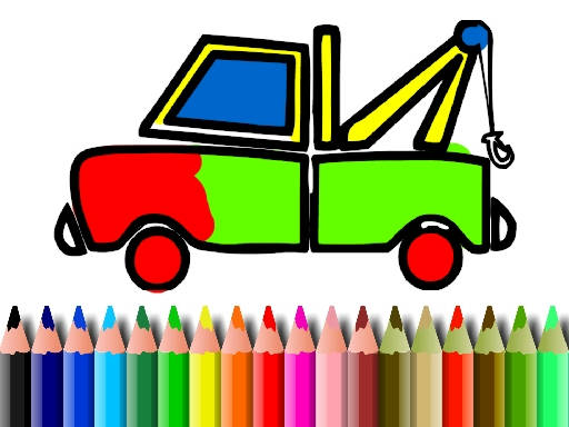 Play BTS Truck Coloring