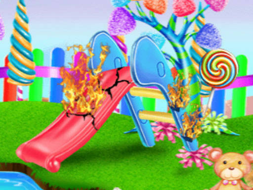 Play Candy Garden Cleaning