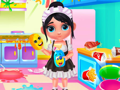 Play Candy House Cleaning