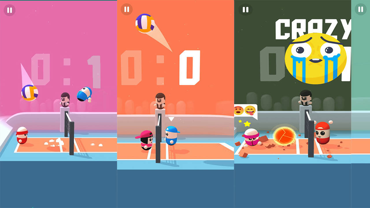 Play Cartoon Volley Fun