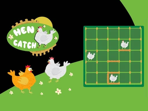 Play Catch The Hen: Lines and Dots