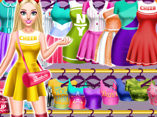 Play Cheerleader Magazine Dress & Makeover for Girls