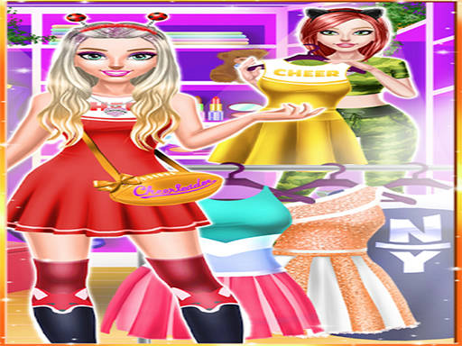 Play Cheerleader Magazine Girls Dress Up