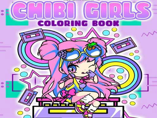 Play Chibi Girls Coloring Book: Japanese Anime Coloring