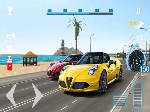 Play city car racing game