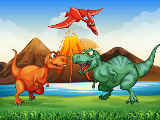 Play Colorful Dinosaurs Match 3