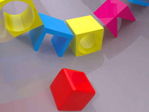 Play Colorful Shape Tunnel