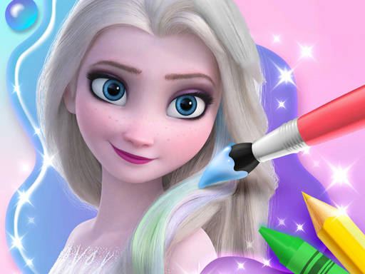 Play Coloring Book For Elsa