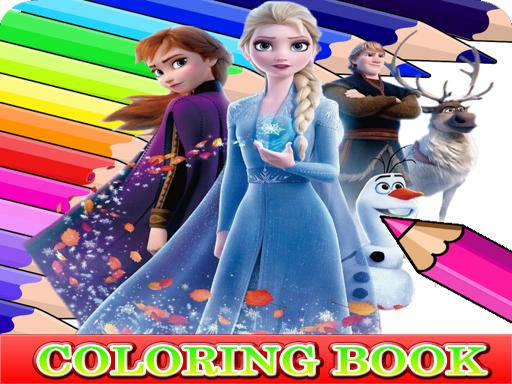 Play Coloring Book for Frozen Elsa