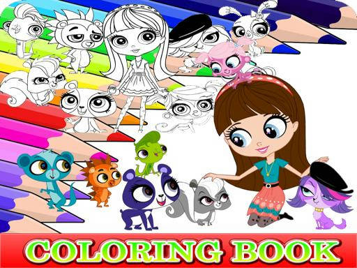 Play Coloring Book for Littlest Pet Shop