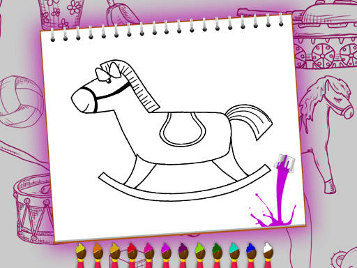 Play Coloring Book: Toy Shop