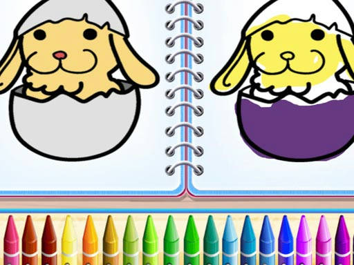 Play Coloring Bunny Book