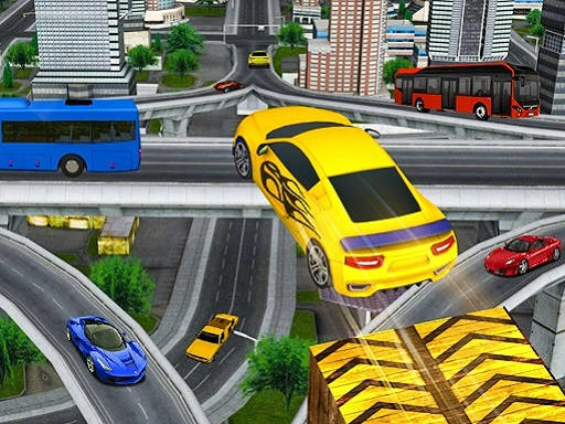 Play Crazy Car Impossible Stunt Challenge Game