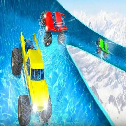 Play Crazy Monster Truck Water Slide Game