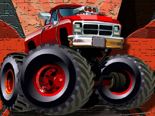 Play Crazy Monster Trucks Puzzle