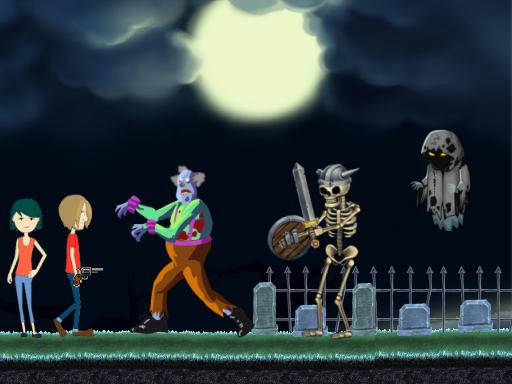 Play Creepy Clowns in the Graveyard