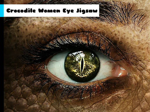 Play Crocodile Women Eye Jigsaw