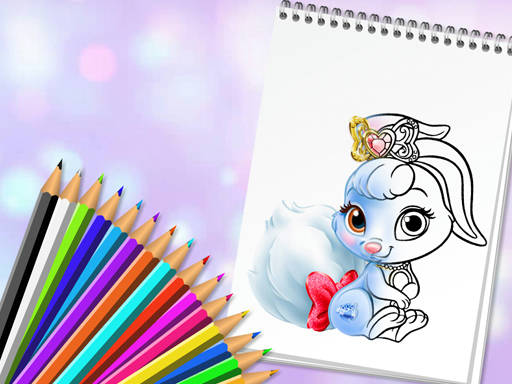 Play Cute Animals Coloring Book