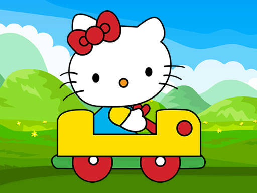 Play Cute Kitty Car Jigsaw