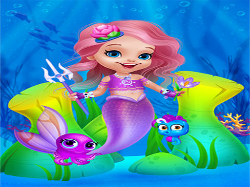 Play Cute Mermaid Girl Dress Up