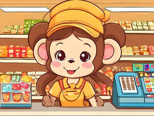 Play Cute Monkey Mart