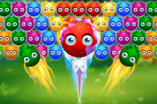 Play Cute Monster Bubble Shooter