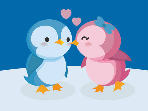 Play Cute Penguin Puzzle