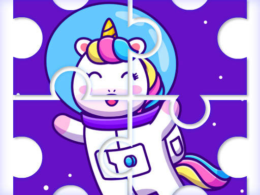 Play Cute Rainbow Unicorn Puzzles