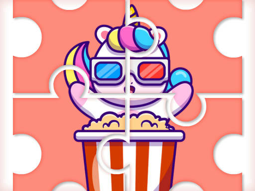 Play Cute Rainbow Unicorn Puzzles